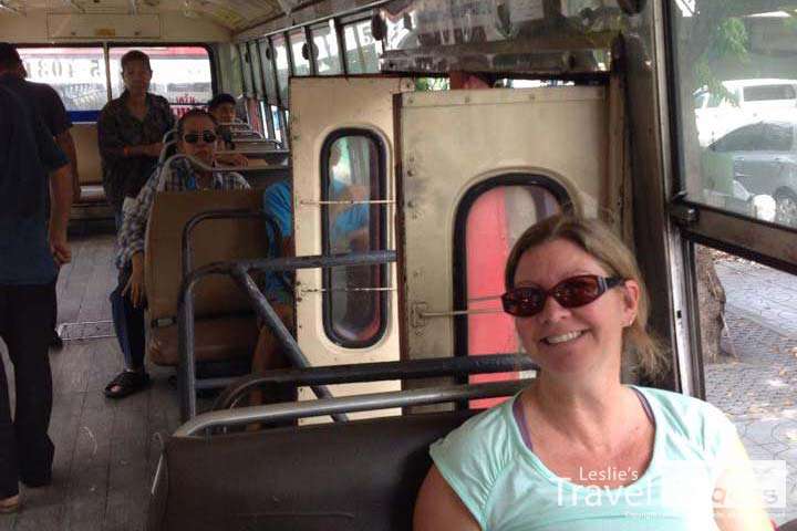 Had fun riding around the Thai buses trying to find our way.