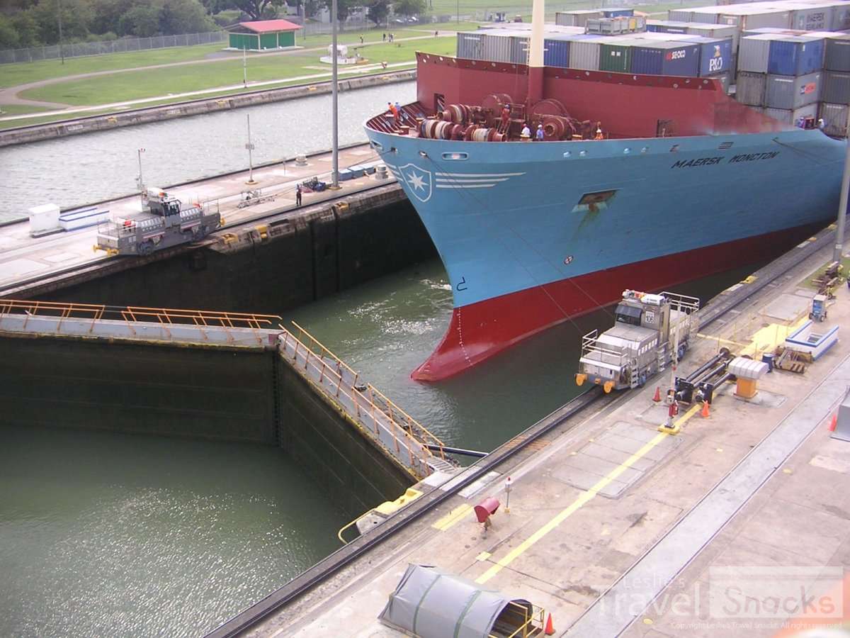 THE Panama Canal in action.