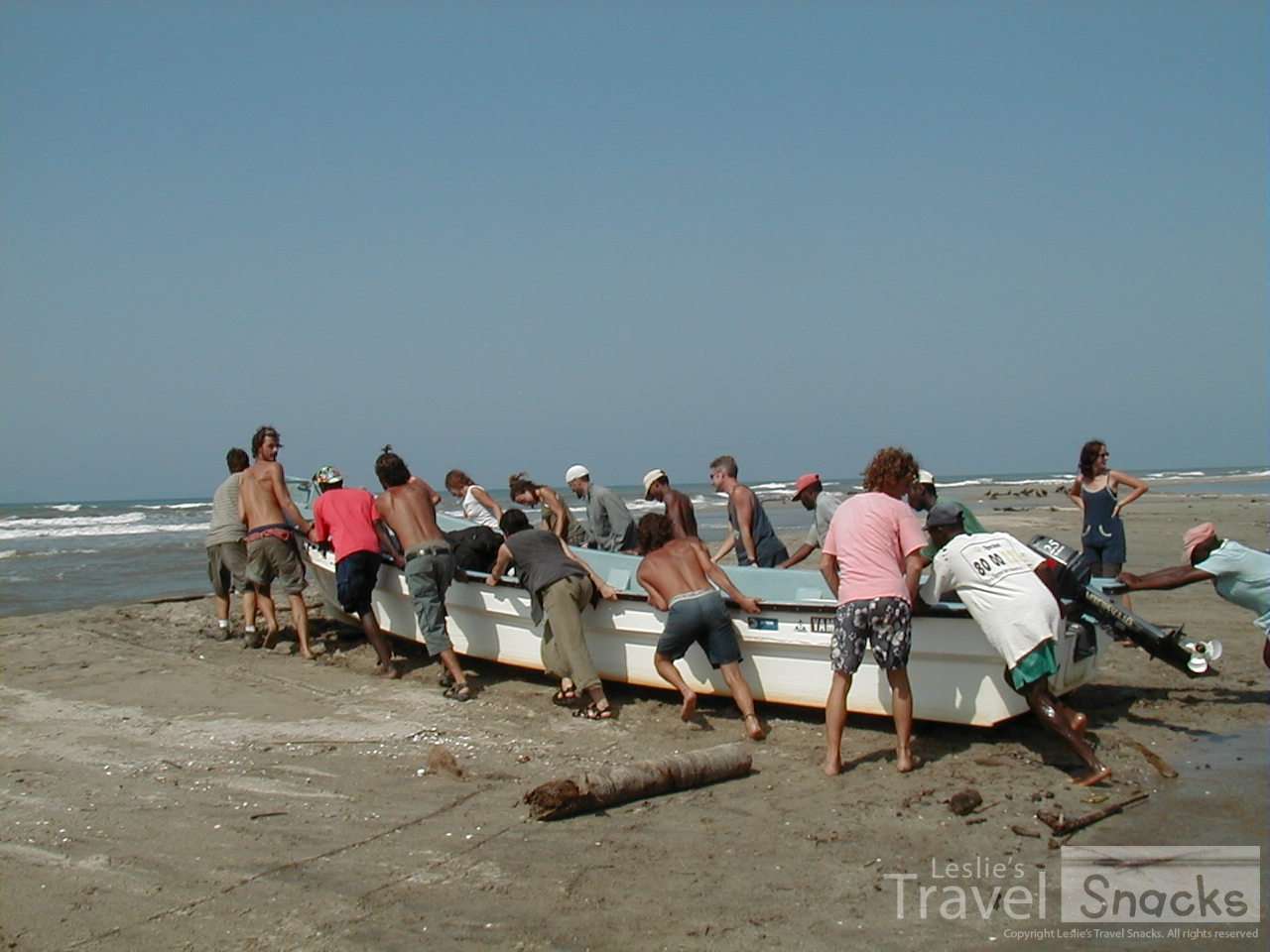 No problem, we'll just all carry the boat over to the ocean.