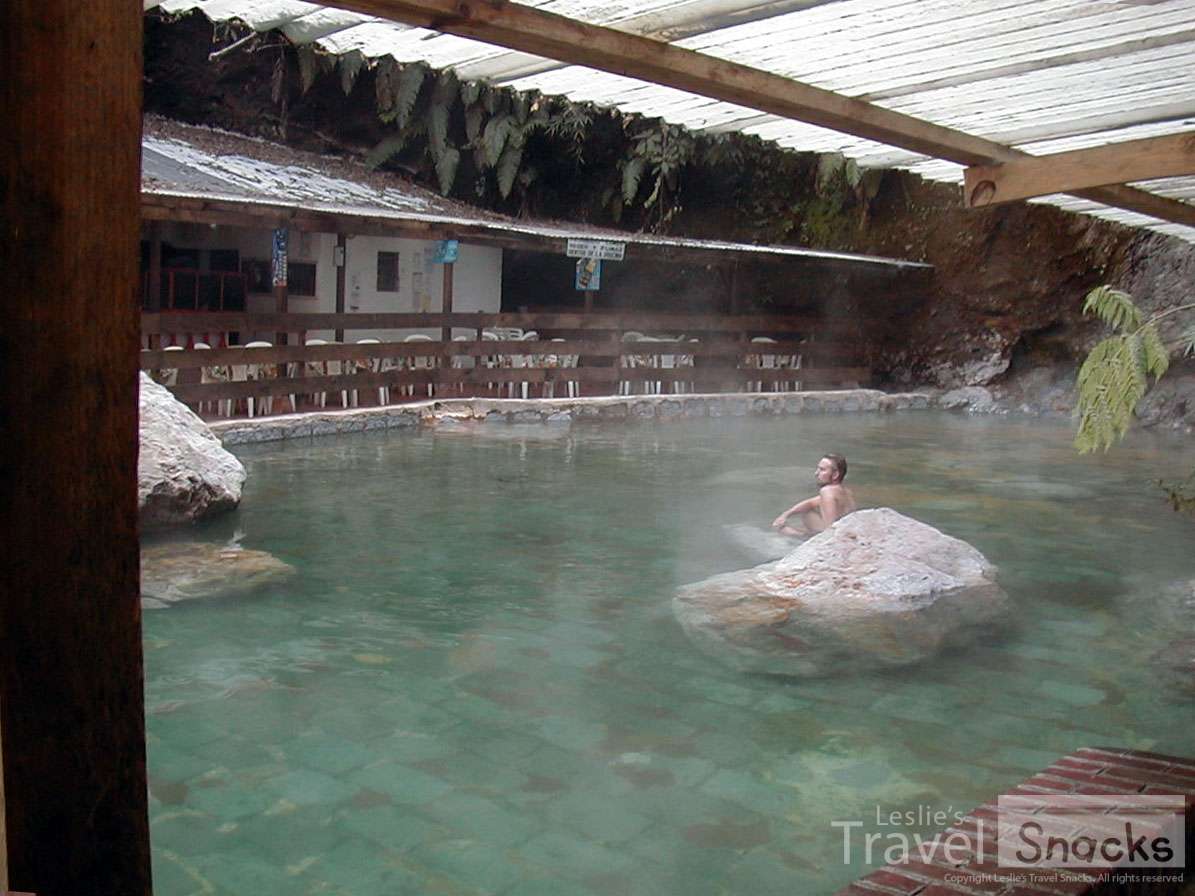 Fuentes Georginas is a wonderful hot springs near Chichicastenango.