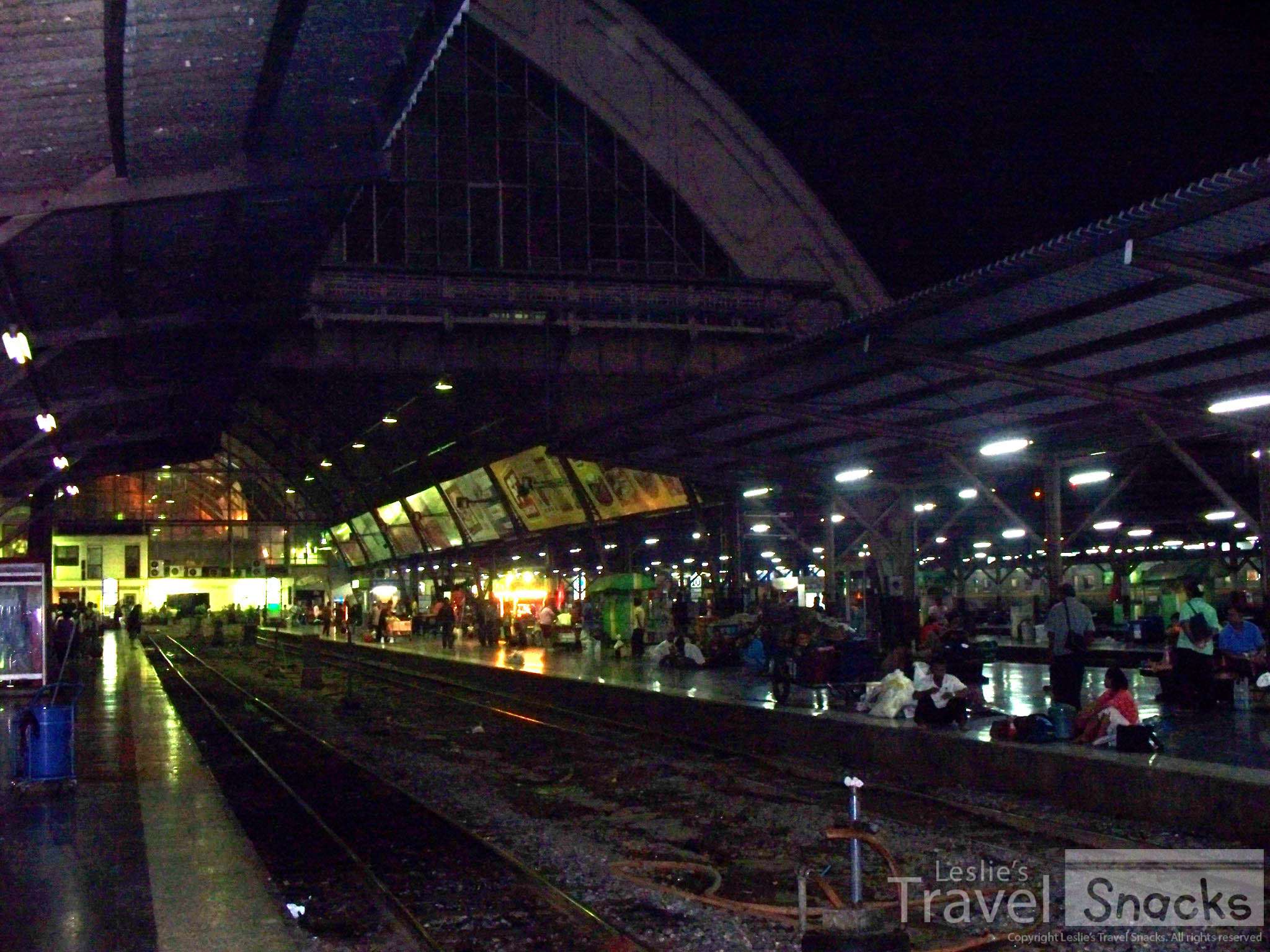 Our last photo in Thailand. We seems to spend a lot of time at this train station. 