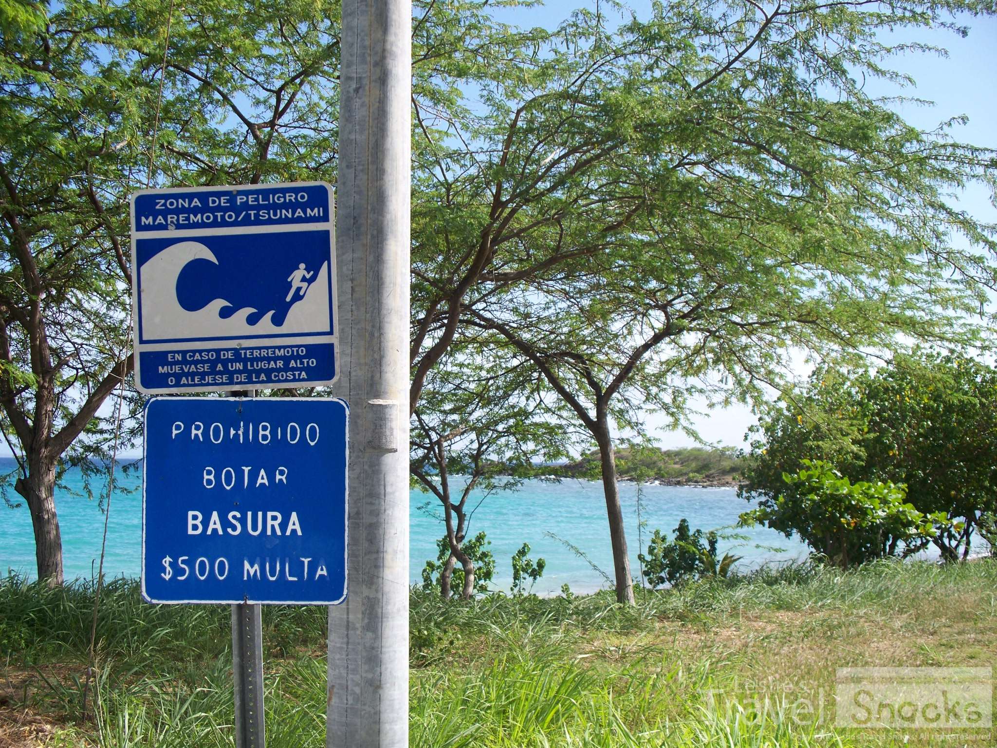 A bit unnerving seeing the tsunami evacuation signs. Not like there's anywhere you could get away from it.