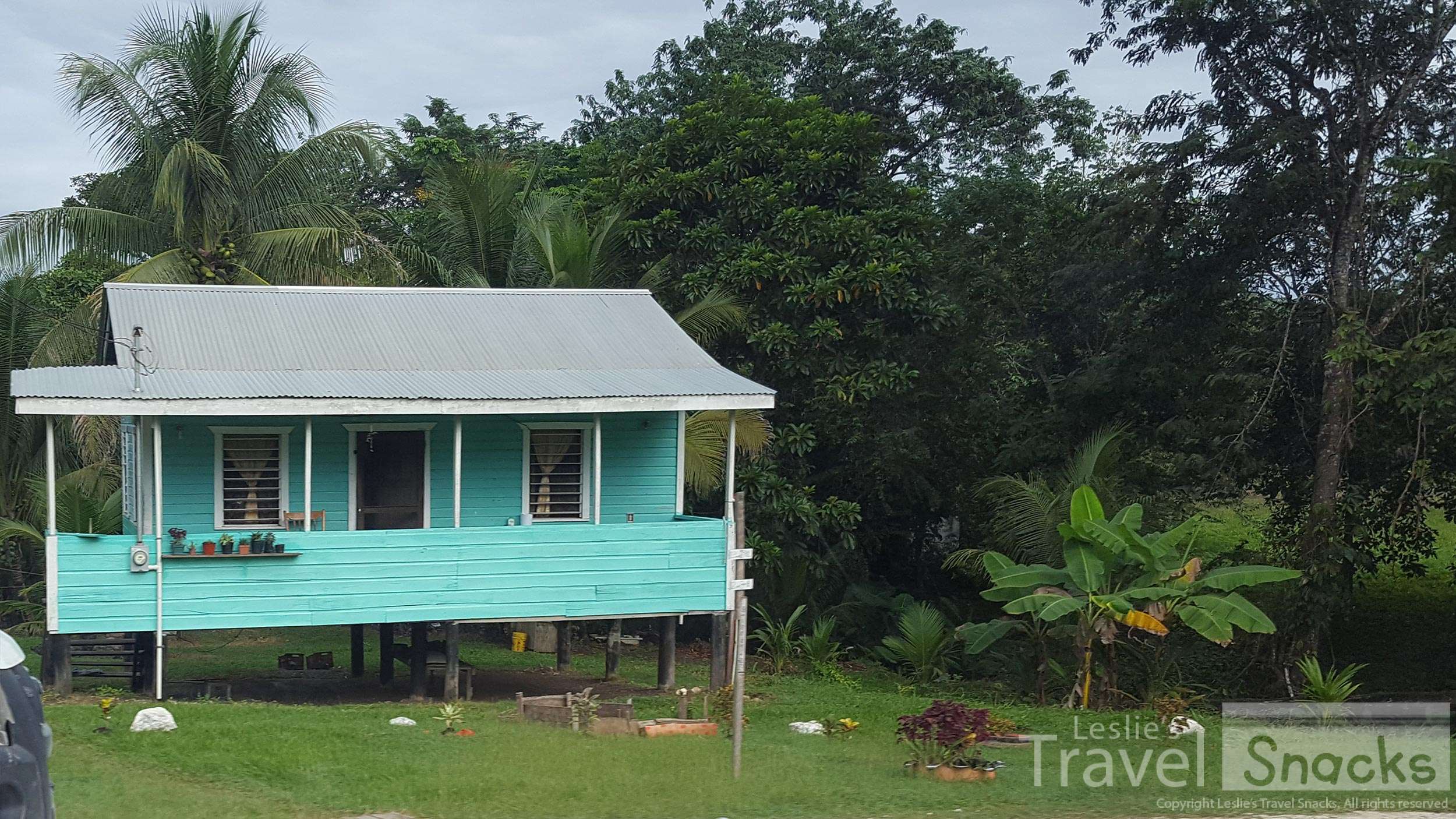 Colorful houses of Belize